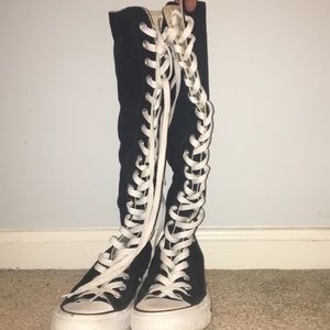 Converse boots- have been worn